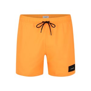 Calvin Klein Underwear Plavecké šortky 'MEDIUM DRAWSTRING'  oranžová