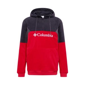 COLUMBIA Sportovní svetr 'Lodge II'  černá / červená