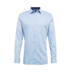 OLYMP Společenská košile 'No. 6 Uni Struktur'  modrá