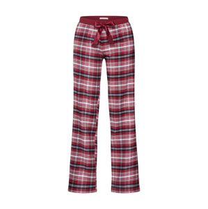 ESPRIT Pyžamové kalhoty 'KELA'  červená / černá / bílá