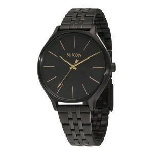 Nixon Analogové hodinky 'Clique'  černá