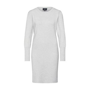 OBJECT Úpletové šaty 'OBJELIANNA CARIN L/S KNIT DRESS 105'  světle šedá