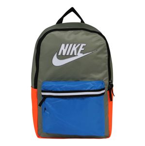 Nike Sportswear Batoh 'NK HERITAGE BKPK - JRSY CLTR'  modrá / khaki / oranžová