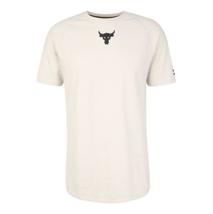 UNDER ARMOUR Funkční tričko 'Project Rock Charged'  bílá / černá