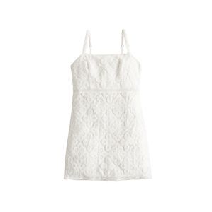 HOLLISTER Letní šaty 'SB19-DTC BARE'  bílá