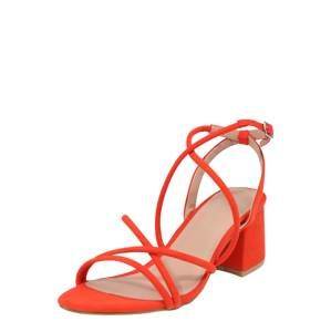 NEW LOOK Páskové sandály  červená / oranžově červená