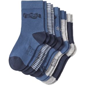 SCHIESSER Ponožky  chladná modrá / světle šedá / bílá