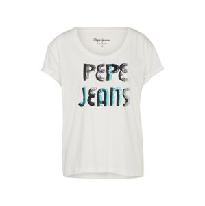 Pepe Jeans Tričko 'Sabine'  aqua modrá / šedá / bílá