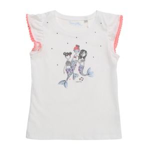 Sanetta Kidswear Tričko  korálová / bílá