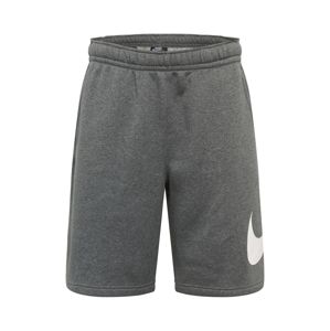 Nike Sportswear Kalhoty 'NSW CLUB'  šedá / bílá