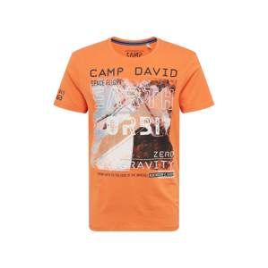 CAMP DAVID Tričko  oranžová