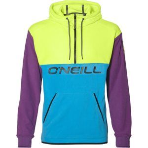O'NEILL Sportovní svetr 'PM 1/4 ZIP HYBRID FLEECE'  modrá / žlutá / fialová