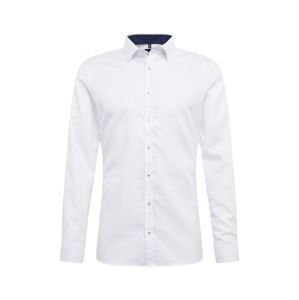 OLYMP Společenská košile 'No. 6 Uni Struktur'  bílá