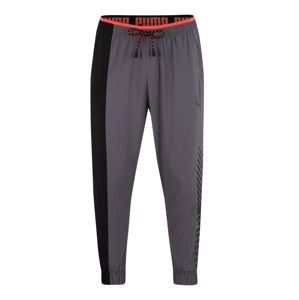 PUMA Sportovní kalhoty 'Collective'  černá / šedobéžová / korálová