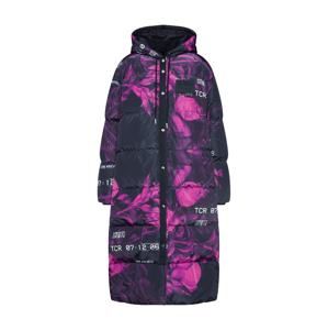 DIESEL Zimní kabát  pink / černá