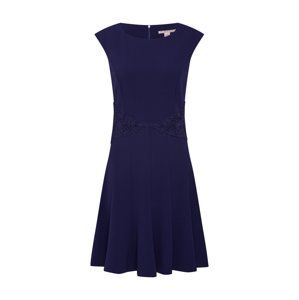 Anna Field Letní šaty 'Jersey Dress with Lace Belt and Flared Skirt'  námořnická modř