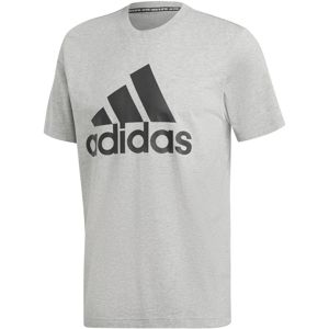 ADIDAS PERFORMANCE Funkční tričko 'MH Bos'  černá / šedý melír