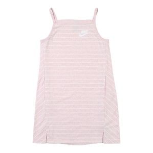 Nike Sportswear Šaty  bílá / růžová