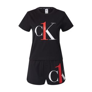 Calvin Klein Underwear Pyžamo  černá / bílá / světle červená