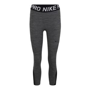 NIKE Sportovní kalhoty 'Nike Pro'  černá / šedá