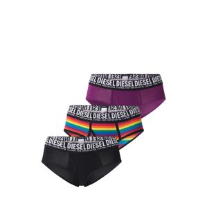 DIESEL Kalhotky 'UFPN-OXY-THREEPACK-P Uw Pantie'  mix barev / černá / fialová