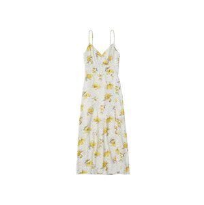 Abercrombie & Fitch Letní šaty  žlutá / bílá