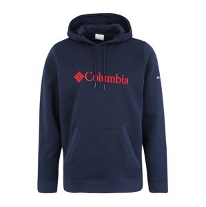 COLUMBIA Sportovní mikina 'CSC Basic Logo Hoodie'  námořnická modř / červená