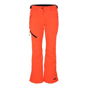 ICEPEAK Sportovní kalhoty 'Josie'  tmavě oranžová / černá