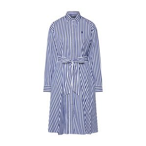 POLO RALPH LAUREN Košilové šaty 'LS ELA SD-LONG SLEEVE-CASUAL DRESS'  námořnická modř / bílá