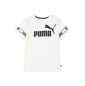 PUMA Funkční tričko 'Amplified'  černá / bílá