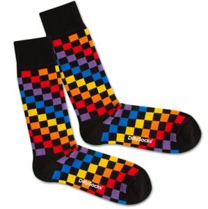 DillySocks Socken 'Rainbow Chess'  mix barev