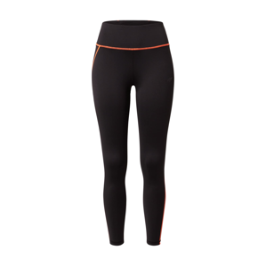 4F Sportovní kalhoty  černá / oranžová