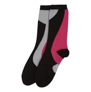 FALKE Ponožky 'Grafic Jam SO'  černá / šedá / pitaya