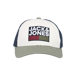 Jack & Jones Junior Klobouk  světle zelená / bílá / námořnická modř / tmavě červená