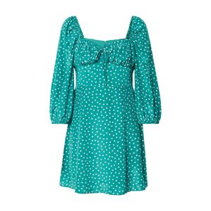 GLAMOROUS Letní šaty  zelená / bílá