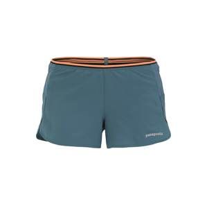 PATAGONIA Sportovní kalhoty 'W's Strider Pro Shorts - 3 in.'  nefritová / broskvová