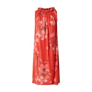 ZABAIONE Letní šaty 'Dilari'  světle červená / růžová / šedobéžová