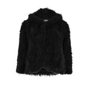 Urban Classics Curvy Zimní bunda 'Hooded Teddy Jacket'  černá