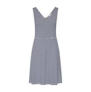 TOM TAILOR Letní šaty  námořnická modř / bílá