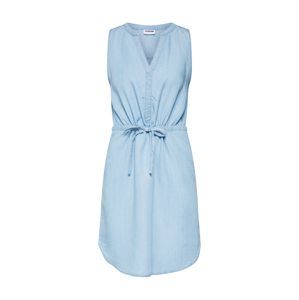 Noisy May Letní šaty 'NMENDI SHORT S/L'  modrá džínovina
