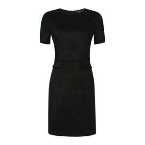 Dorothy Perkins Pouzdrové šaty 'BLK SUEDE PCKT SHIFT'  černá