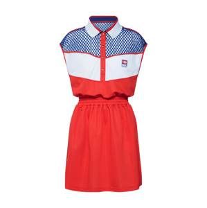DIESEL Letní šaty 'D-REIA DRESS'  červená / bílá