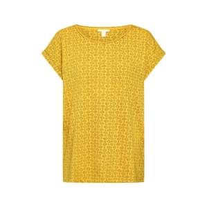 ESPRIT Tričko 'Pattern AW Tee'  zlatě žlutá