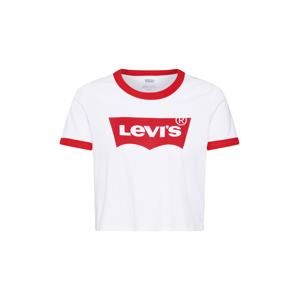 LEVI'S Tričko 'GRAPHIC BABY'  červená / bílá