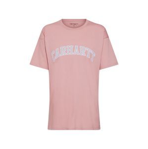 Carhartt WIP Tričko 'W' S/S Princeton T-Shirt'  modrá / růžová