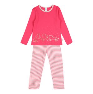 SANETTA Pyžamo  pink / bílá