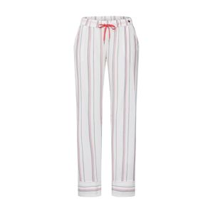 ESPRIT Pyžamové kalhoty 'Adah'  bílá / pastelově červená / černá