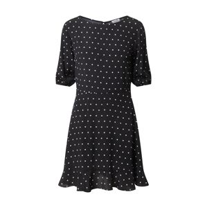 Cotton On Šaty 'Woven Lucie Mini'  černá / bílá