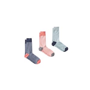 Abercrombie & Fitch Ponožky 'Casual Crew'  růžová / modrá / bílá