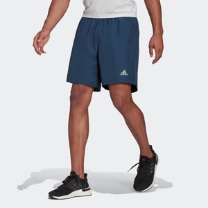 ADIDAS PERFORMANCE Sportovní kalhoty 'Run It'  bílá / námořnická modř